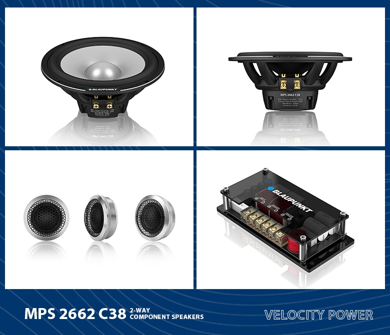 德國（藍(lán)寶BLAUPUNKT）MPS 2662 C38 新旗艦高端兩分頻